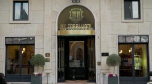 Exterior of Due Torri Hotel in Verona