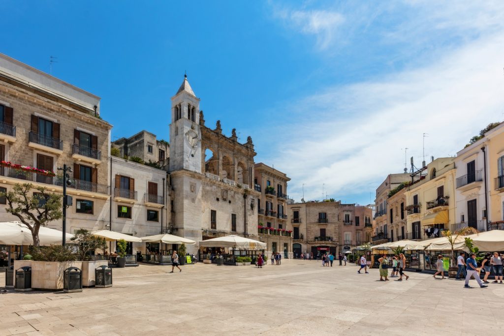 New Year on the square in Bari