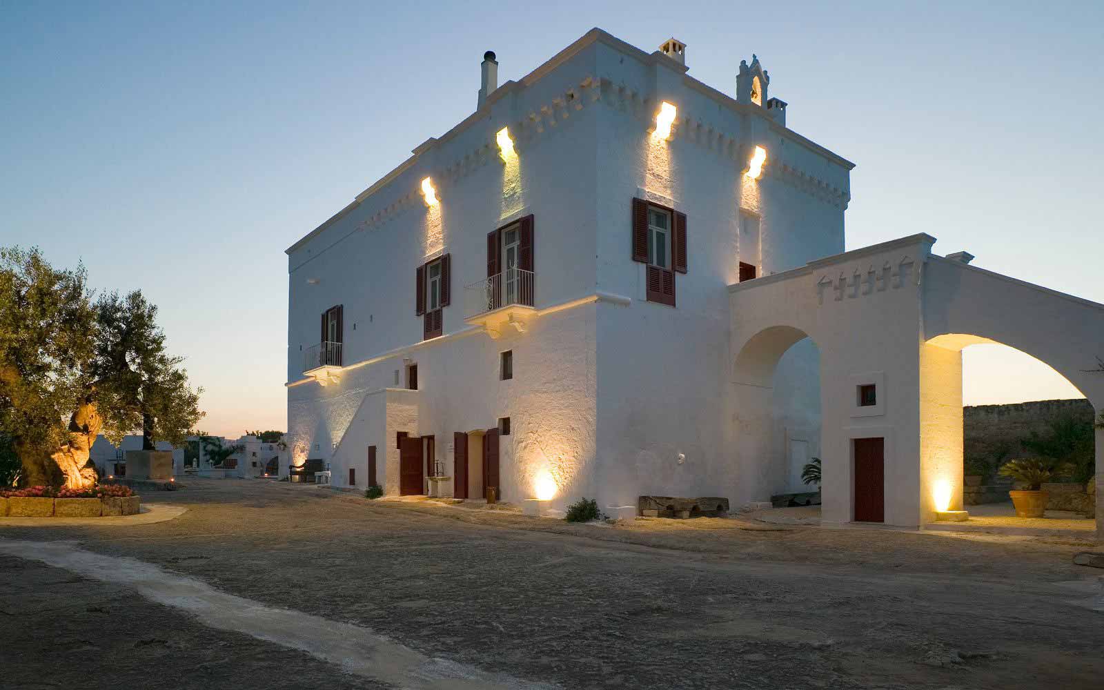 Exterior view of Masseria Torre Coccaro