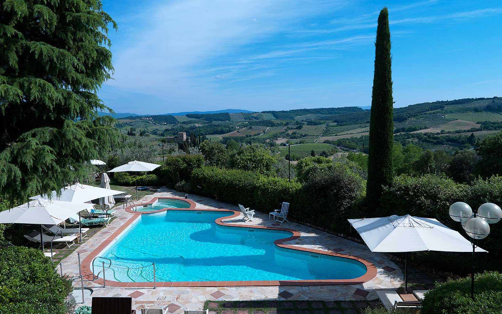 Swimming pool at Relais Santa Chiara