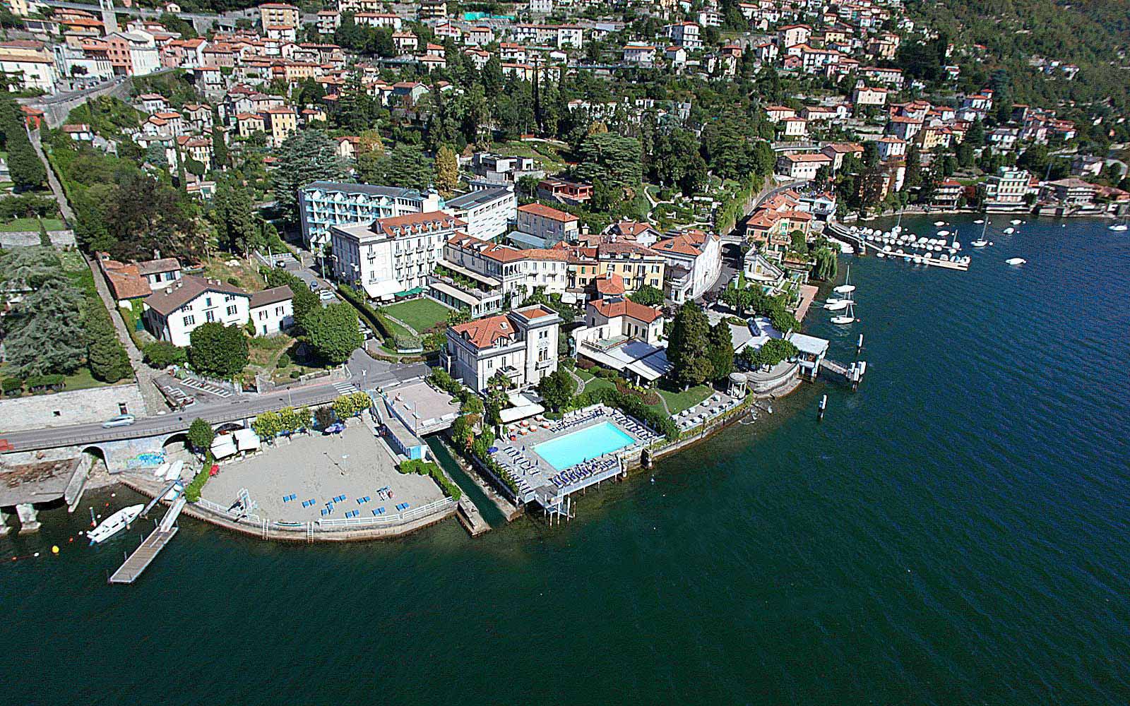Panoramic view over Grand Hotel Imperiale