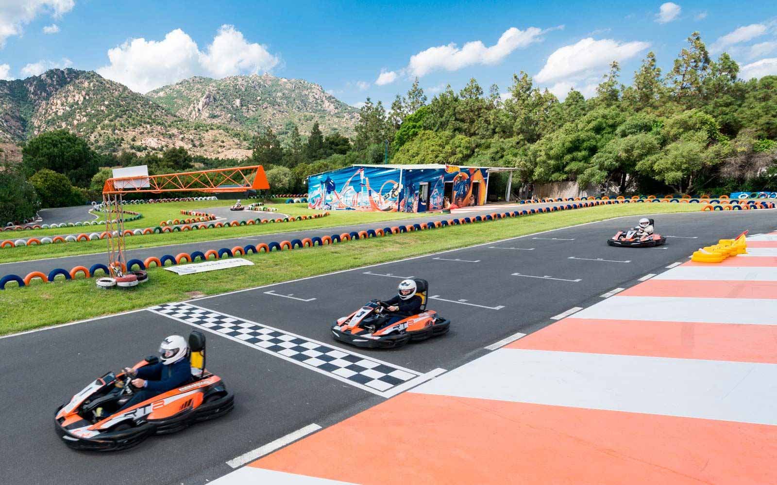 Go-karting at the Forte Village Resort