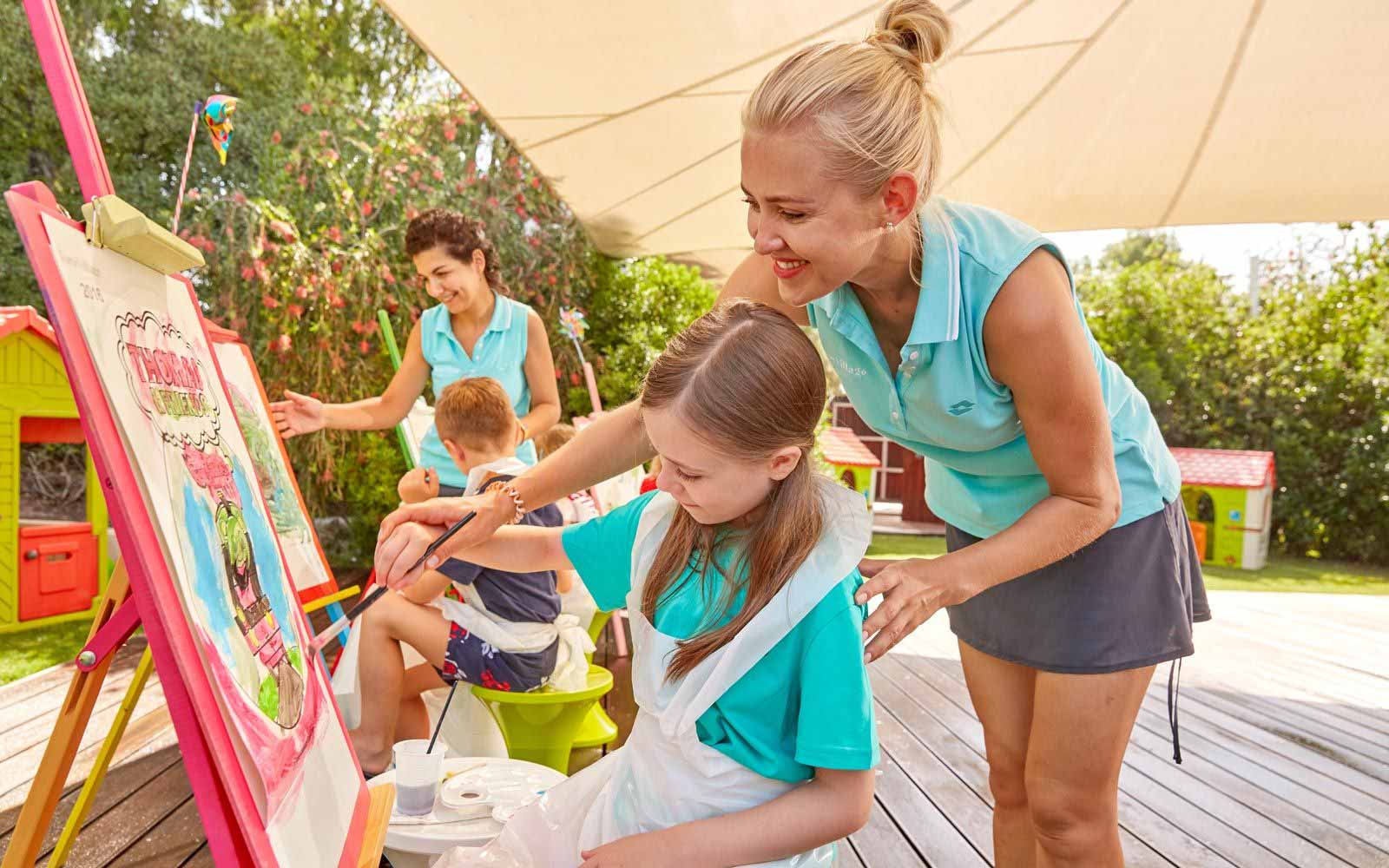Kids club at the Forte Village Resort
