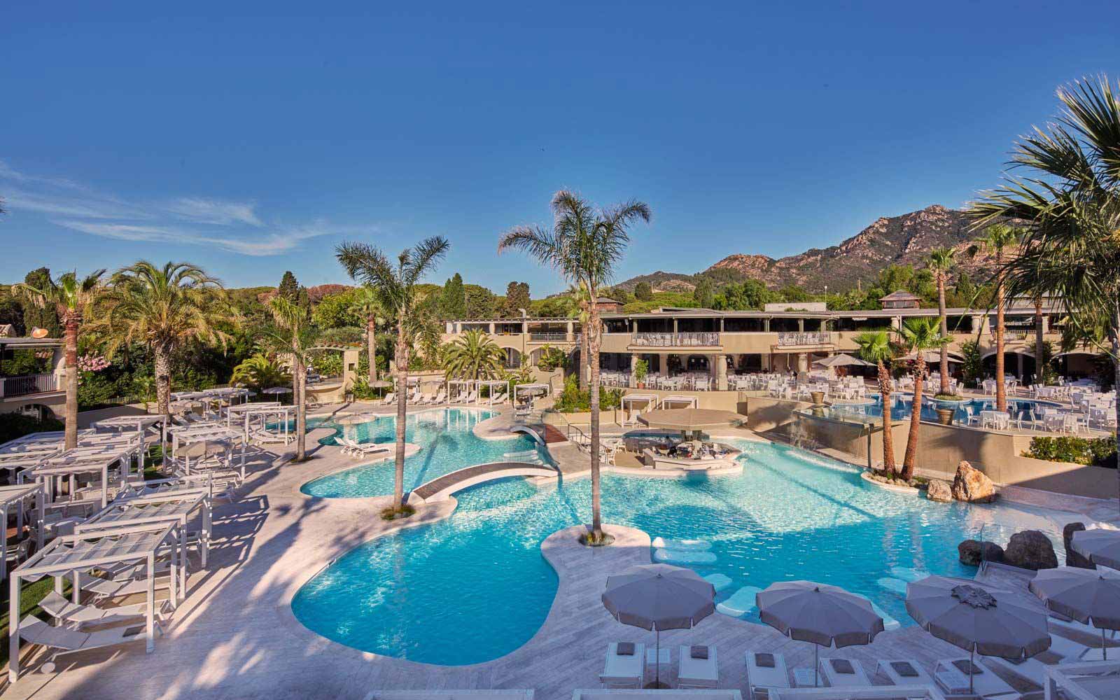 Oasis pool at the Forte Village Resort