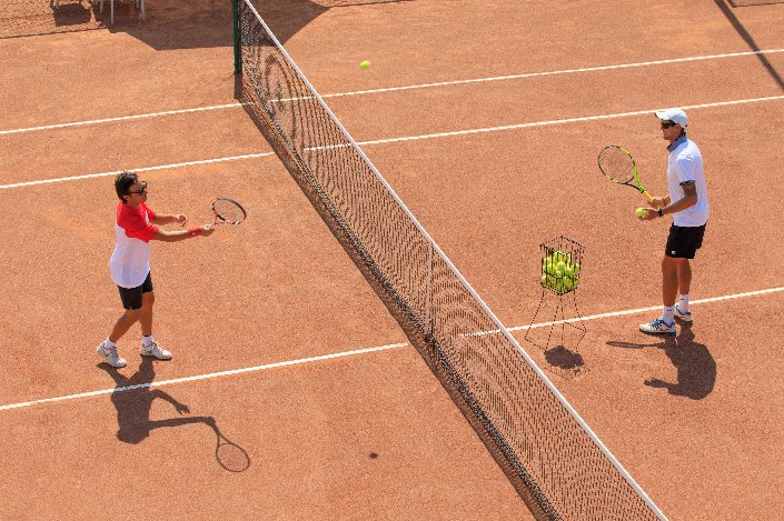 Verdura Resort tennis lesson.