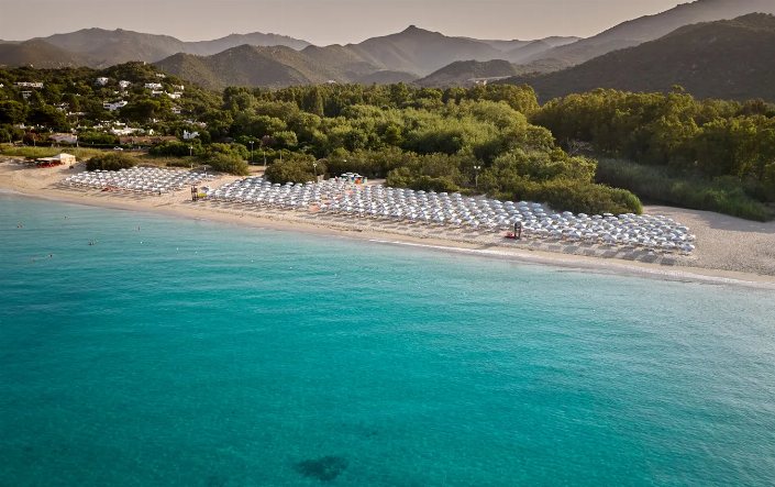 Calaserena resort Sardegna panoramic view