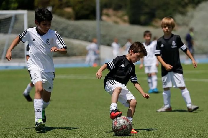 Real Madrid football instructors at Forte Village sports academies