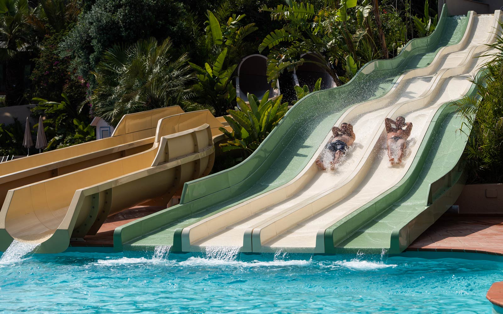 Water Slides at Forte Village Resort